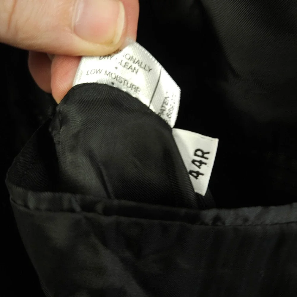 1‎ Hart Schaffner Marx Men's Gray Pinstripe Wool Sport Coat 44Rr
